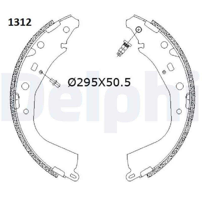Brake Shoe Set (LS2187)