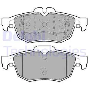 Brake Pad Set, disc brake (LP2259)