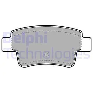 Brake Pad Set, disc brake (LP2055)