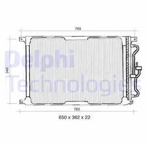 Condenser, air conditioning (TSP0225300)