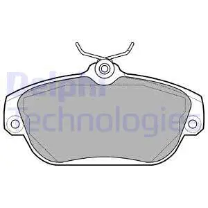Brake Pad Set, disc brake (LP919)