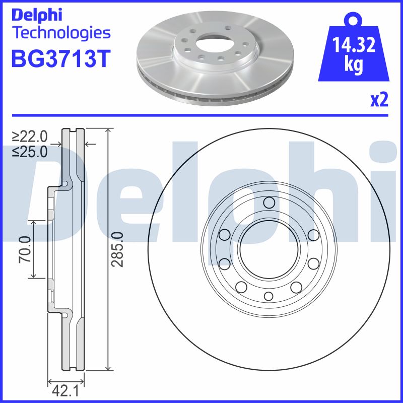 Brake Disc (BG3713T)