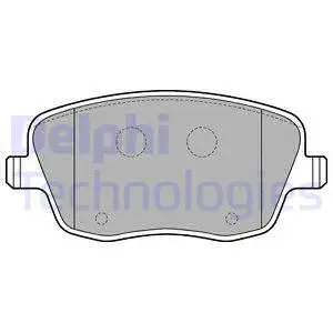 Brake Pad Set, disc brake (LP1728)