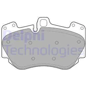 Brake Pad Set, disc brake (LP2120)