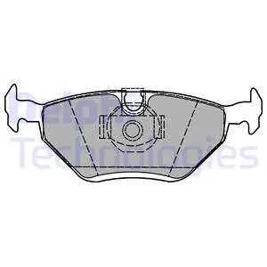 Brake Pad Set, disc brake (LP1423)