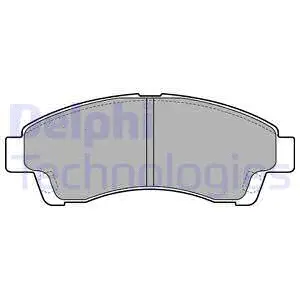 Brake Pad Set, disc brake (LP1937)