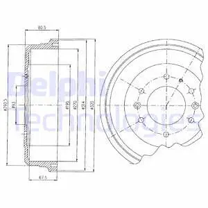 Brake Drum (BF470)
