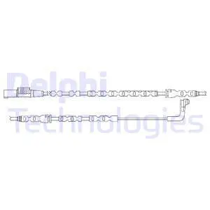 Warning Contact, brake pad wear (LZ0221)