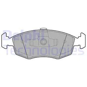 Brake Pad Set, disc brake (LP2274)