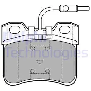 Brake Pad Set, disc brake (LP652)