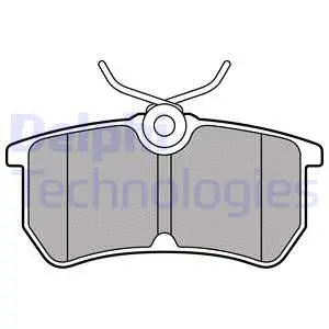 Brake Pad Set, disc brake (LP2480)