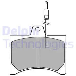 Brake Pad Set, disc brake (LP177)