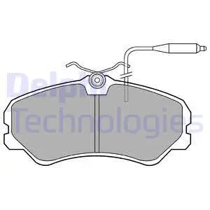 Brake Pad Set, disc brake (LP594)
