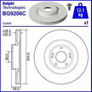 Brake Disc (BG9206C)