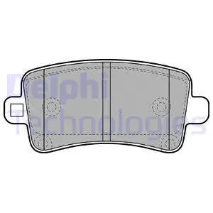 Brake Pad Set, disc brake (LP2084)
