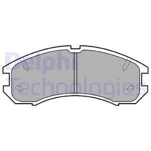 Brake Pad Set, disc brake (LP595)