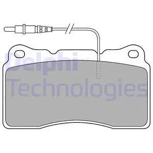 Brake Pad Set, disc brake (LP1516)