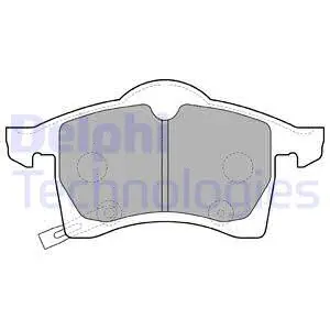 Brake Pad Set, disc brake (LP1309)