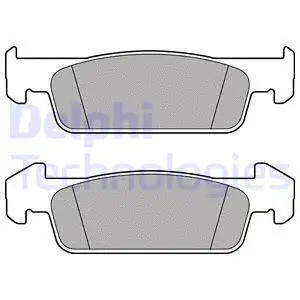 Brake Pad Set, disc brake (LP2663)