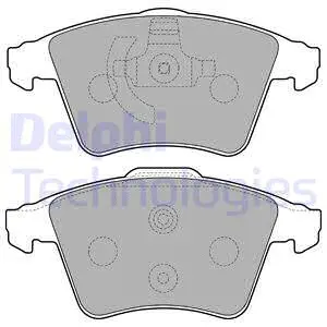 Brake Pad Set, disc brake (LP2225)