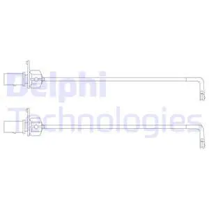 Warning Contact, brake pad wear (LZ0250)