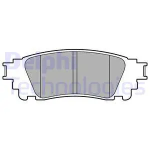 Brake Pad Set, disc brake (LP3171)