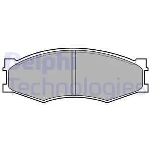 Brake Pad Set, disc brake (LP358)