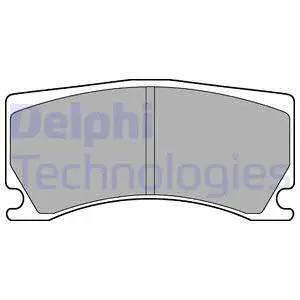 Brake Pad Set, disc brake (LP3174)