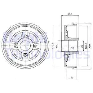 Brake Drum (BF372)