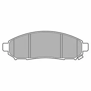 Brake Pad Set, disc brake (LP3578)