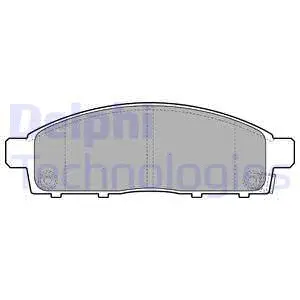 Brake Pad Set, disc brake (LP2074)