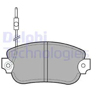 Brake Pad Set, disc brake (LP97)