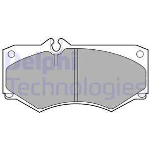 Brake Pad Set, disc brake (LP468)