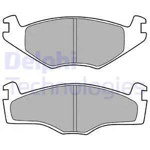 Brake Pad Set, disc brake (LP755)