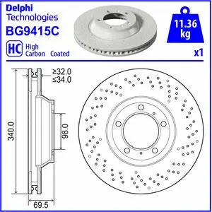 Brake Disc (BG9415C)