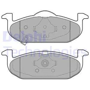 Brake Pad Set, disc brake (LP2695)