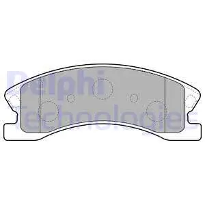 Brake Pad Set, disc brake (LP1906)