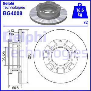 Brake Disc (BG4008)