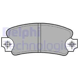 Brake Pad Set, disc brake (LP99)