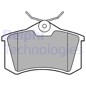 Brake Pad Set, disc brake (LP2254)