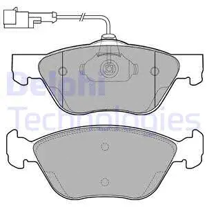 Brake Pad Set, disc brake (LP1587)
