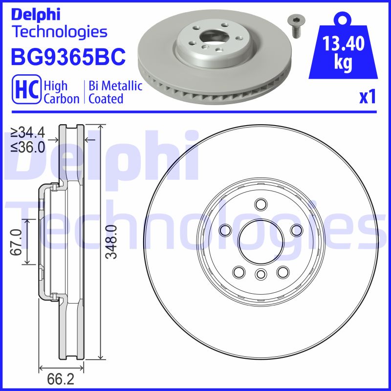 Brake Disc (BG9365BC)