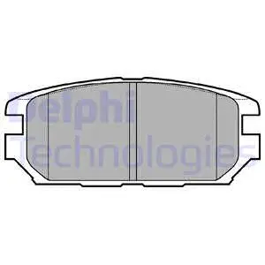 Brake Pad Set, disc brake (LP921)
