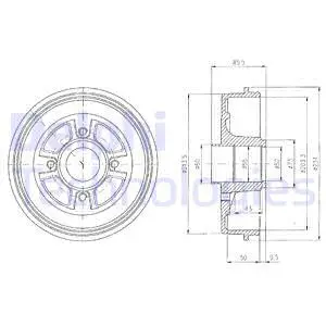 Brake Drum (BF380)