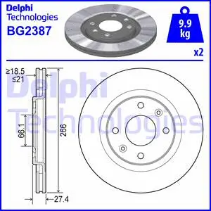 Brake Disc (BG2387)