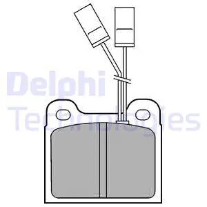 Brake Pad Set, disc brake (LP477)