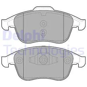 Brake Pad Set, disc brake (LP2079)