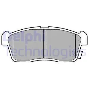 Brake Pad Set, disc brake (LP1442)