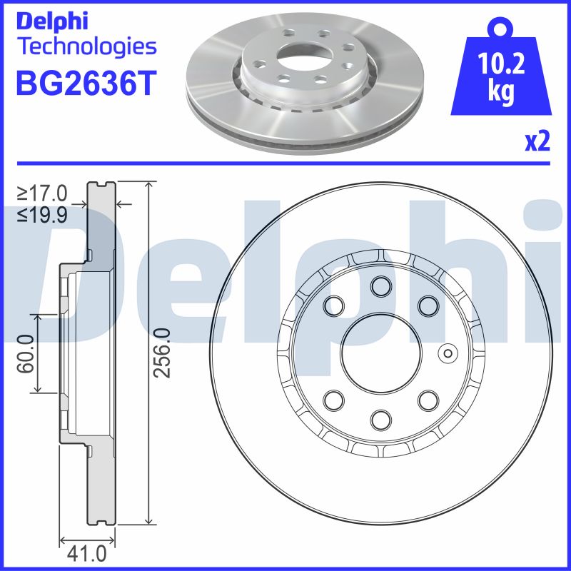 Brake Disc (BG2636T)