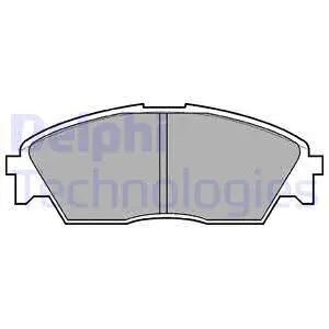 Brake Pad Set, disc brake (LP628)
